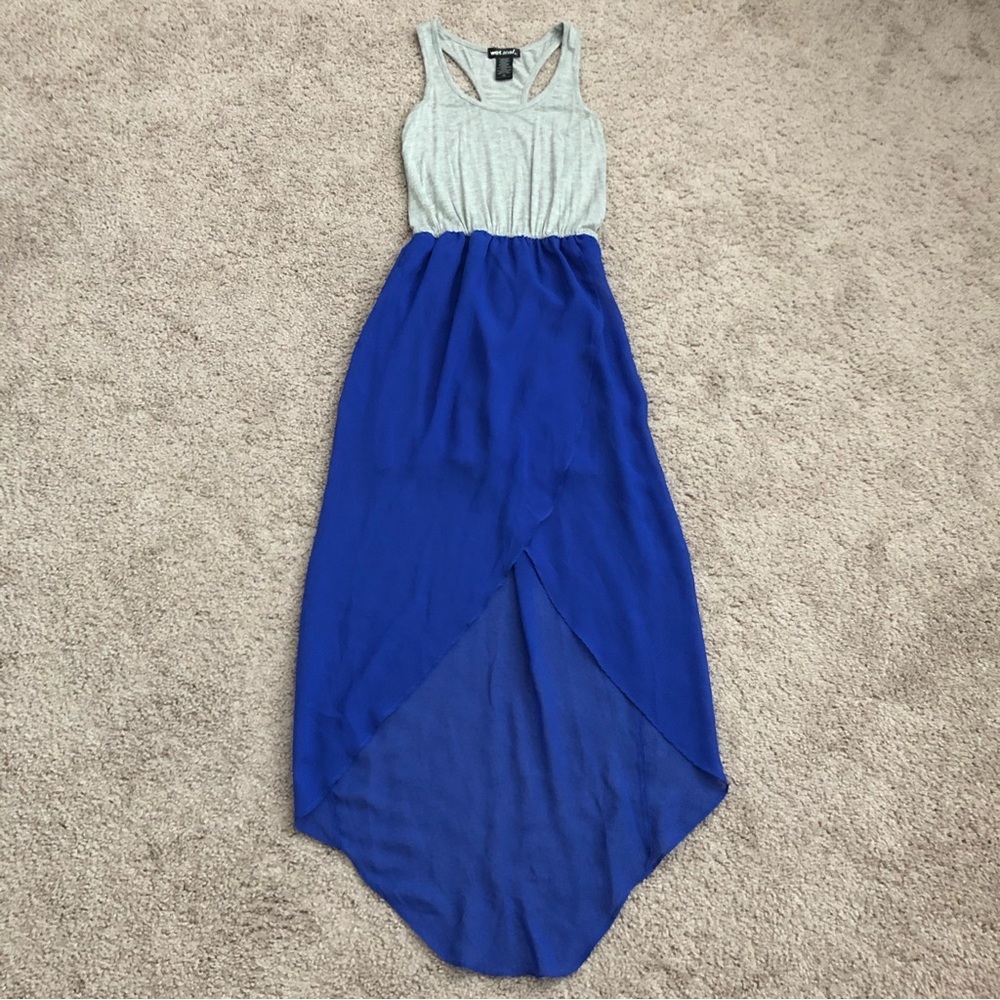 Wet Seal Colorblock High Low Dress XS
